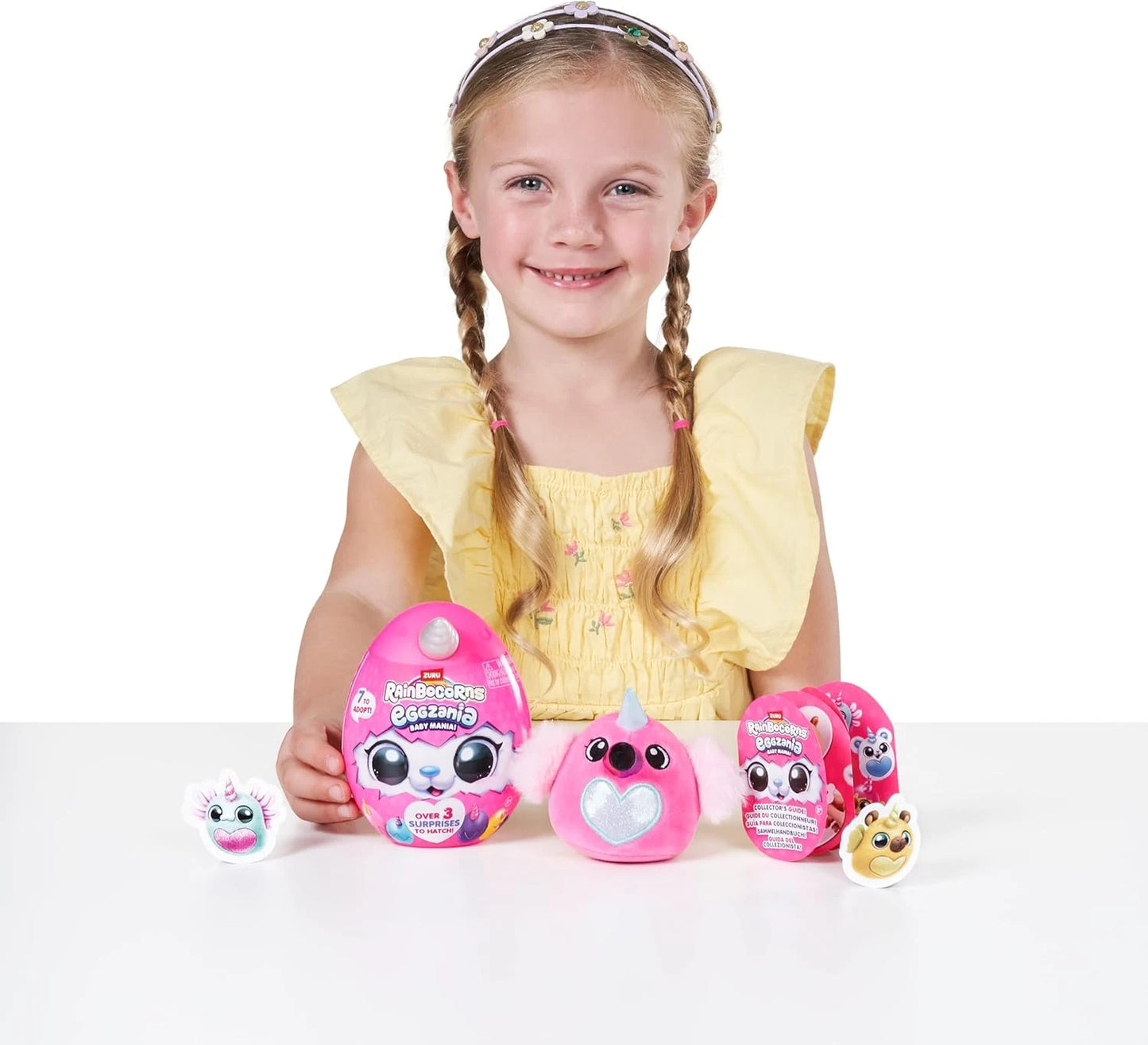Rainbocorns Eggzania Baby Mania Plush Surprise Unboxing with Animal Soft Toy New