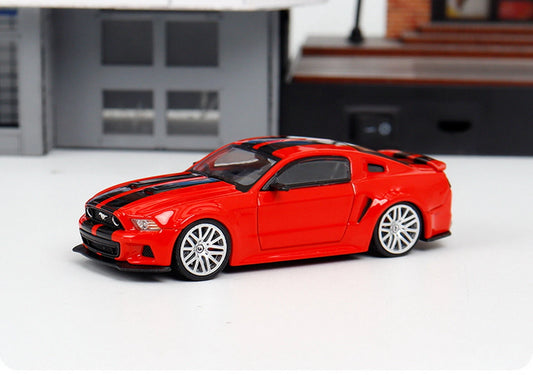DCM 1/64 Scale Ford Mustang GT 2014 Red Diecast Car Model