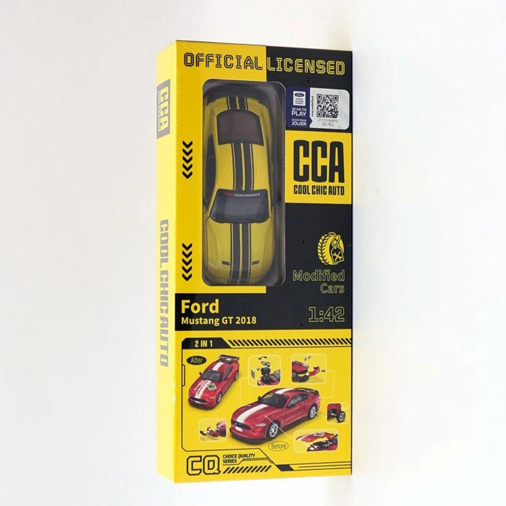 1:42 Ford Mustang GT Model Car Kit Diecast Toy Cars Boys Toys Kids Gifts