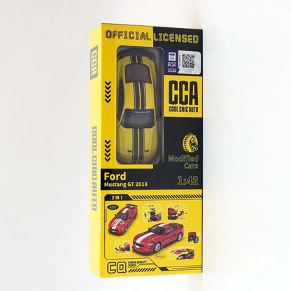 1:42 Ford Mustang GT Model Car Kit Diecast Toy Cars Boys Toys Kids Gifts