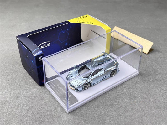 1/64 Limited Edition XF Model Pagani Imora Ice Blue Serial Number High Hoodie