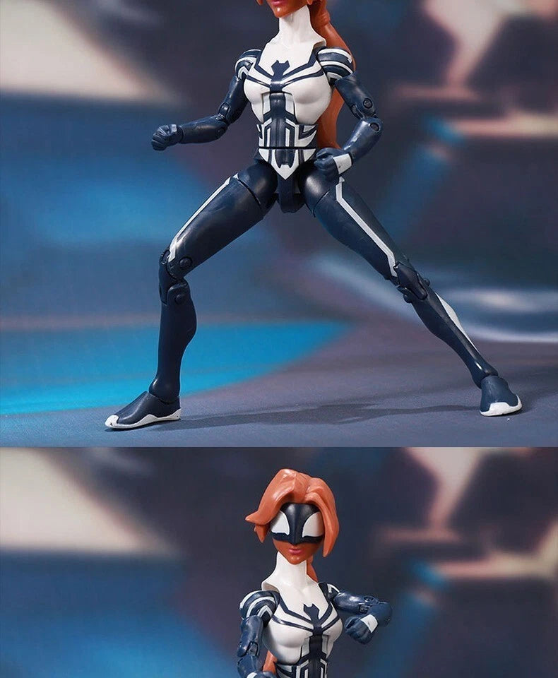 Spider Man Action Figures Spider-Woman Marvel Genuine License Home Decor Gift