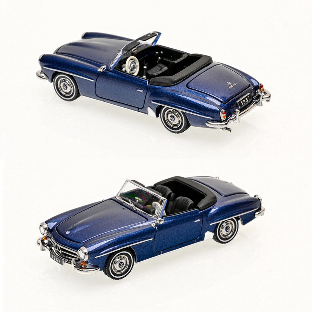 GFCC 1/64 Scale Mercedes-Benz 190 SL 1957 Blue Diecast Car