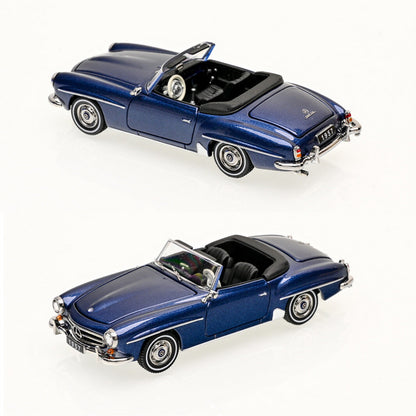 GFCC 1/64 Scale Mercedes-Benz 190 SL 1957 Blue Diecast Car