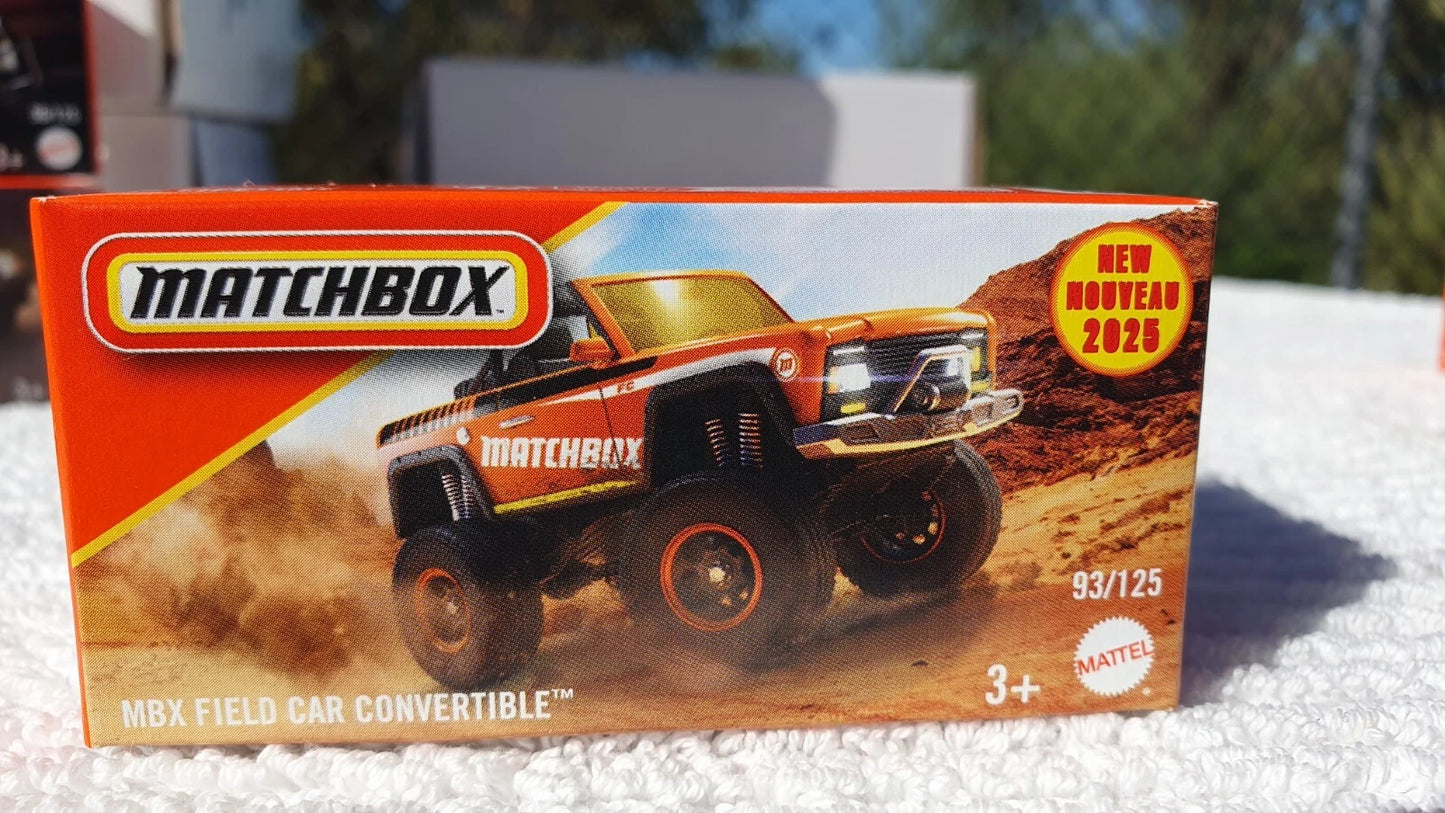 Matchbox MBX Field Car Convertible 93/125 2025 Sealed Box