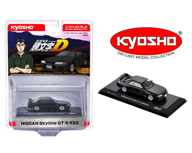 Nissan Skyline GT-R BNR32 1:64 Kyosho Licensed Diecast Scale Model Car Miniature
