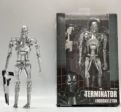 Terminator 2 Judgment Day 7" T-800 Endoskeleton Arnold Action Figure Model