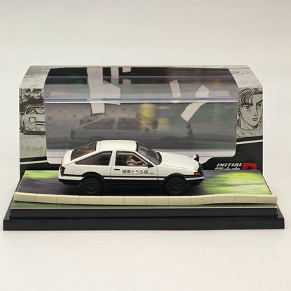 Hobby Japan 1/64 Toyota SPRINTER TRUENO GT APEX AE86 INITIAL D White HJ643008DB