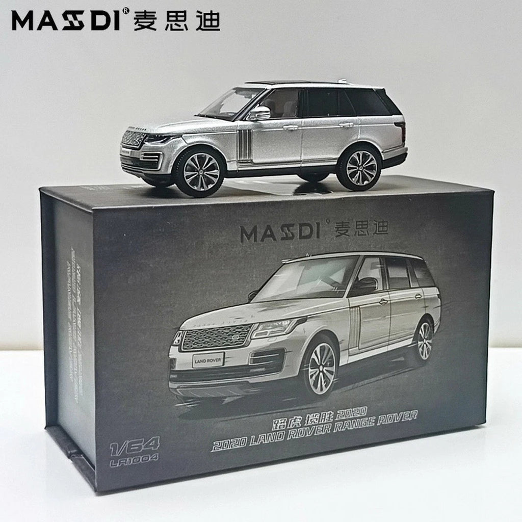 MASDI 1/64 Scale Land Rover Range Rover 2020 Silver Diecast Car Model