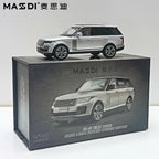MASDI 1/64 Scale Land Rover Range Rover 2020 Silver Diecast Car Model
