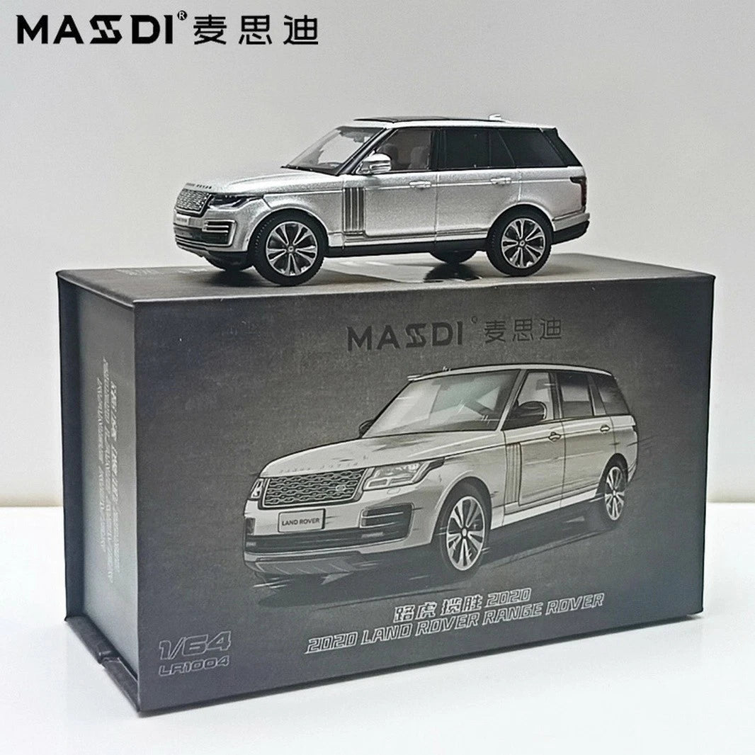 MASDI 1/64 Scale Land Rover Range Rover 2020 Silver Diecast Car Model