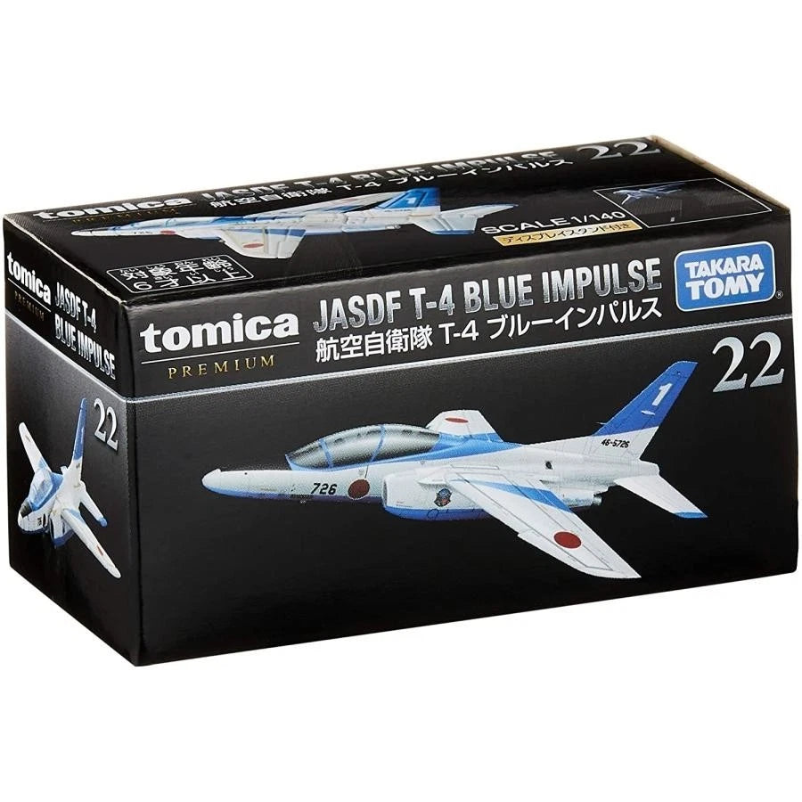 Tomica Premium JASDF T-4 Blue Impulse No.22 Diecast Jet Japan Model