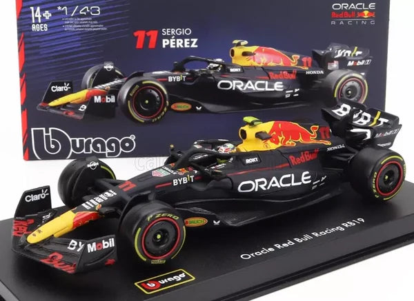 Sergio Perez Red Bull RB19 Formula 1 Model Front View Cocoland Toys