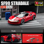 Bburago 1:64 Red Ferrari SF90 Stradale Fiorano Model