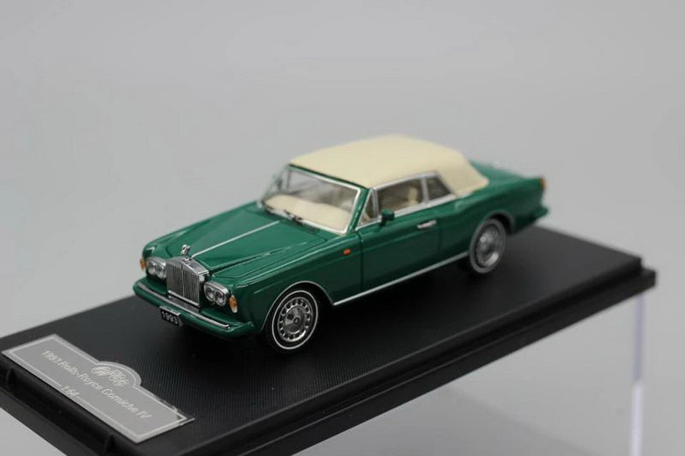GFCC 1/64 Scale Rolls-Royce Corniche IV Green Diecast Car Model