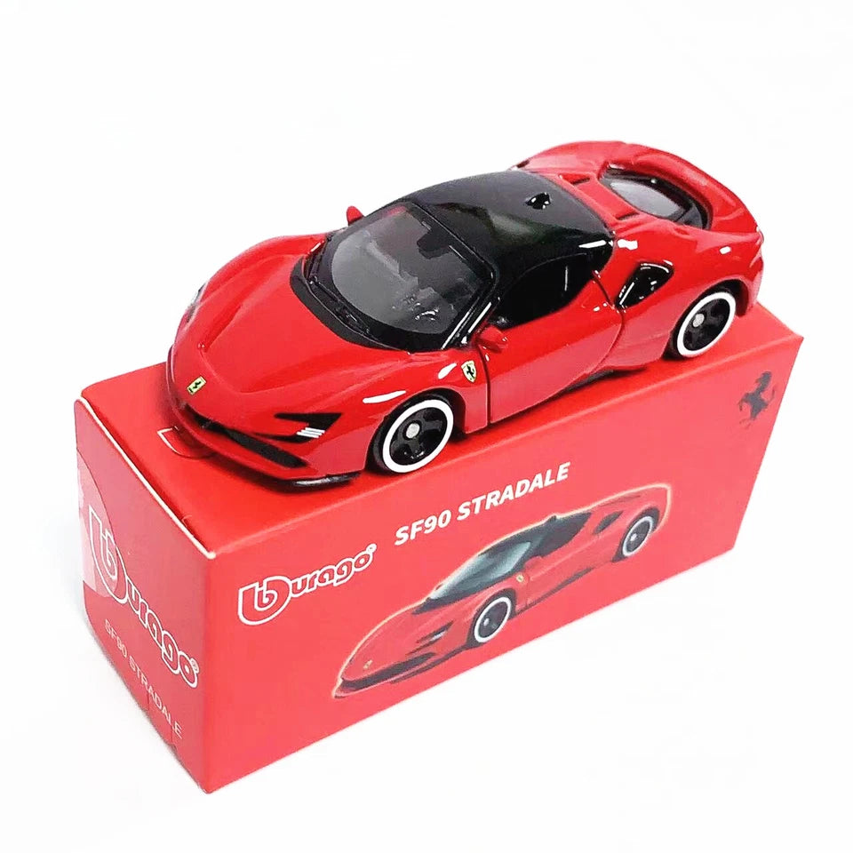 Bburago 1:64 Ferrari SF90 Stradale diecast model with display box Cocoland Toys