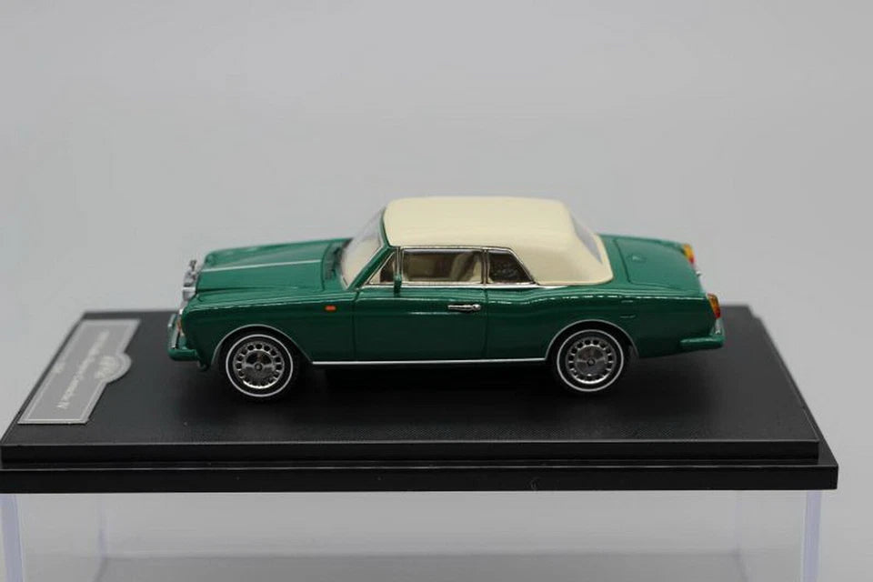 GFCC 1/64 Scale Rolls-Royce Corniche IV Green Diecast Car Model