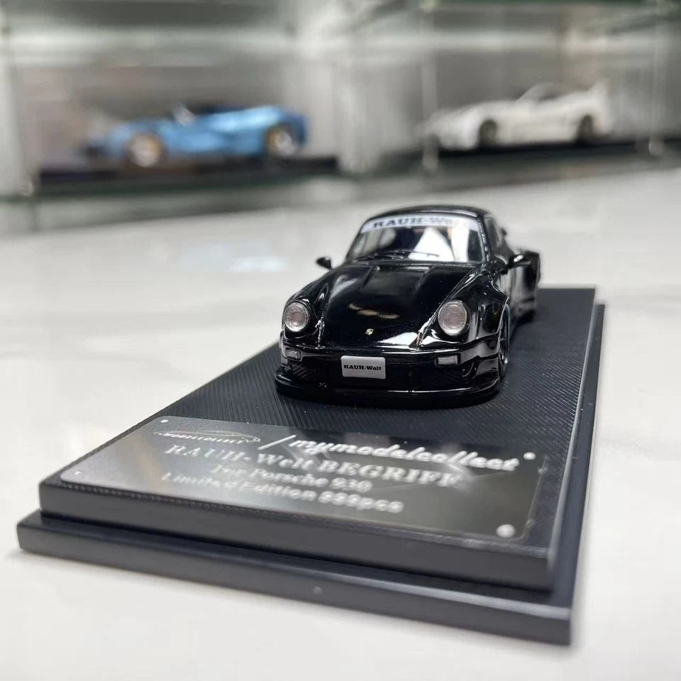 MC 1/64 Black Dragon RWB Porsche 930 Sports Model Diecast Metal Car