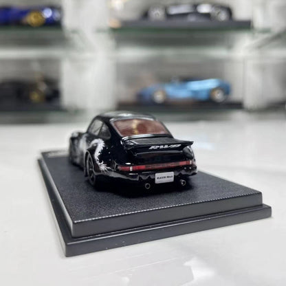MC 1/64 Black Dragon RWB Porsche 930 Sports Model Diecast Metal Car