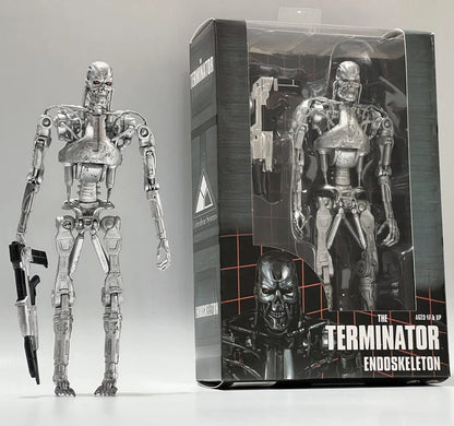 Terminator 2 Judgment Day 7" T-800 Endoskeleton Arnold Action Figure Model