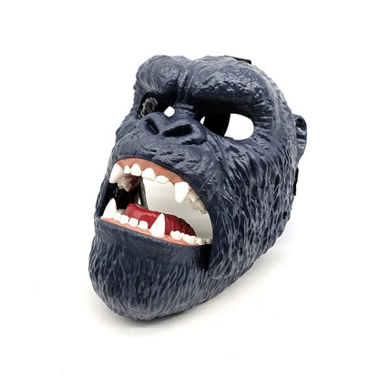 Electric King Kong Mask Gorilla Ape Mask Movable Jaw Halloween Cosplay Props