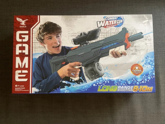 Electric Power Water Gun 8-10metre Range USB Rechargeable