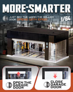 1/64 Scale Diecast Display Case for Hot Wheel Storage with LED Lights