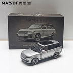 MASDI 1/64 Scale Land Rover Range Rover 2020 Silver Diecast Car Model