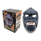 Electric King Kong Mask Gorilla Ape Mask Movable Jaw Halloween Cosplay Props
