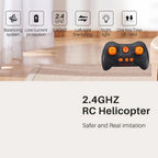 RC Helicopter for Adults, RC Military Helicopter 2.4G 3CH Dual-Rotor Transport Gyro Stabilized RC Airplane Aircraft Model S026H