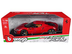 Ferrari 296 GTB Red Race + Play 1/18 Diecast Model Car by Bburago