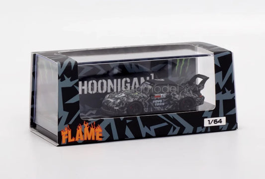 Flame 1:64 Scale Black RWB 993 Hoonigan #43 Sports Diecast Metal Car Collections