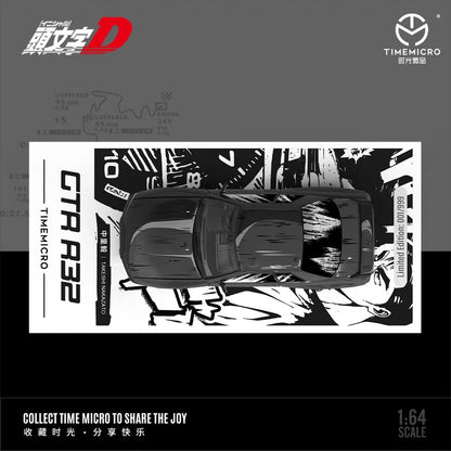 Time Micro 1:64 Nissan Gtr32 Head Text D Comic Edition