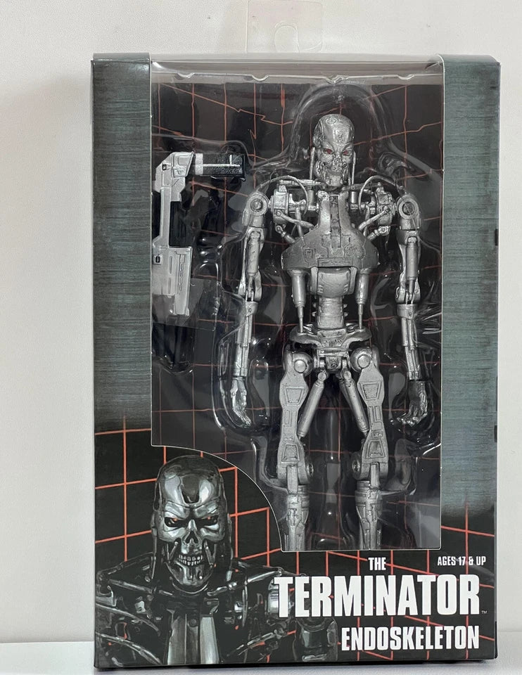 Terminator 2 Judgment Day 7" T-800 Endoskeleton Arnold Action Figure Model