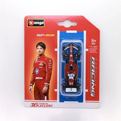 Official Bburago Formula Racing 1:64 Diecast Scale Model - SF-25 16 Charles Leclerc