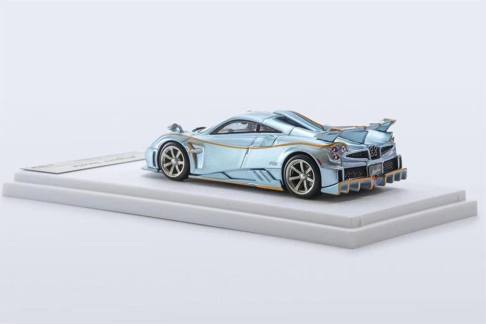 1/64 Limited Edition XF Model Pagani Imora Ice Blue Serial Number High Hoodie