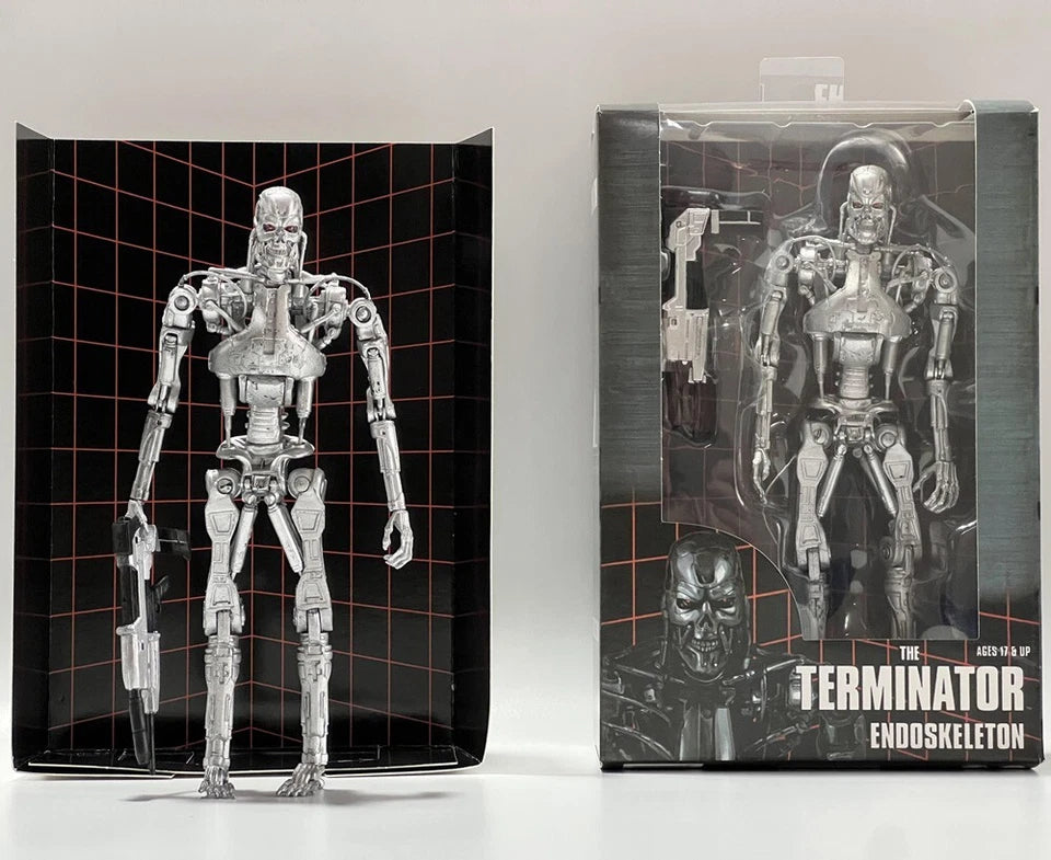 Terminator 2 Judgment Day 7" T-800 Endoskeleton Arnold Action Figure Model