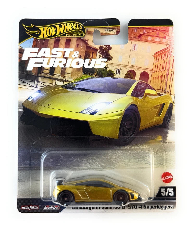 Cocoland Toys Hot Wheels Fast And Furious Lamborghini Gallardo Superleggera Die-Cast Car Front Card View