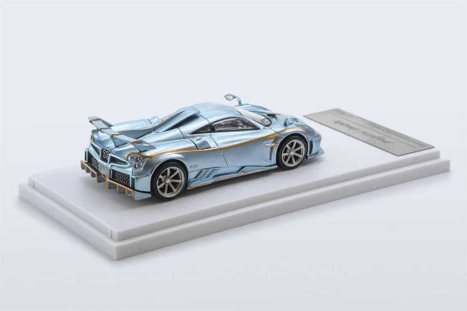 1/64 Limited Edition XF Model Pagani Imora Ice Blue Serial Number High Hoodie