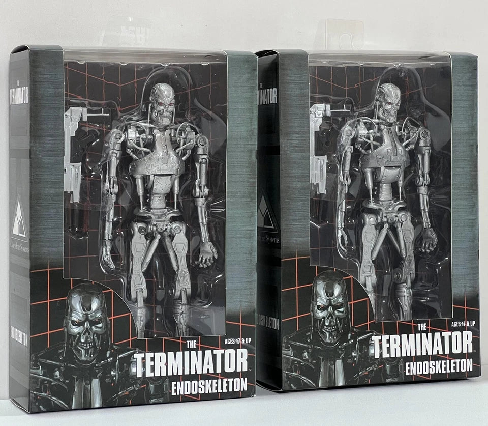 Terminator 2 Judgment Day 7" T-800 Endoskeleton Arnold Action Figure Model
