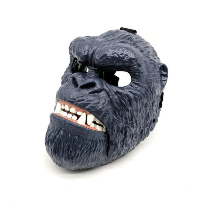 Electric King Kong Mask Gorilla Ape Mask Movable Jaw Halloween Cosplay Props