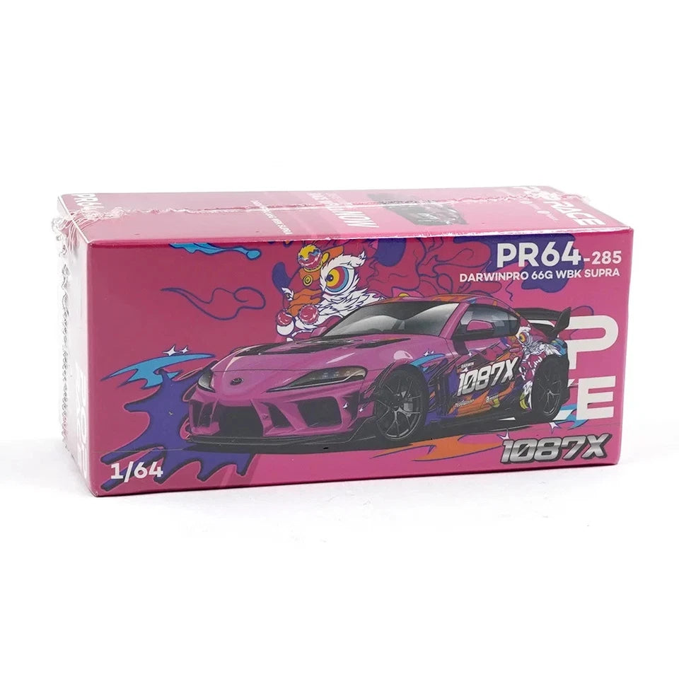 Pop Race 1:64 Toyota Supra A90 Darwin Pro 66G WBK 1087X Lion Dance PR640285