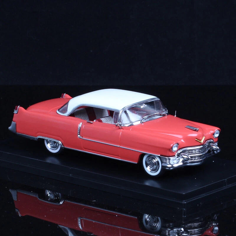 Cocoland Toys GFCC 1954 Cadillac Coupe De Ville Red White front three-quarter view