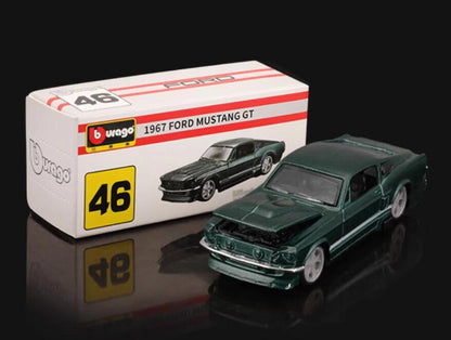 Bburago 1:64 Ford Mustang GT Diecast Metal Model Car
