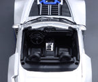 RM 1:64 Silver S2000 Convertible Widebody Sports Model Diecast Metal Car