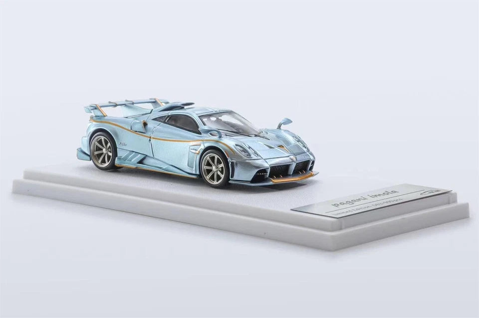 1/64 Limited Edition XF Model Pagani Imora Ice Blue Serial Number High Hoodie
