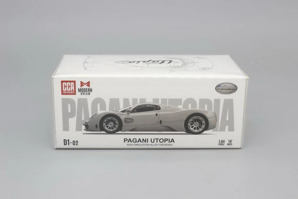CCA 1/64 Scale Pagani Utopia Gold Diecast Car