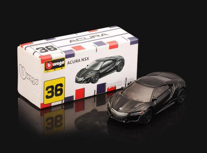Bburago 1:64 Acura NSX Diecast Metal Model Car