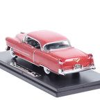 GFCC 1:43 Scale Diecast Model Red 1954 Cadillac Coupe De Ville With Acrylic Case