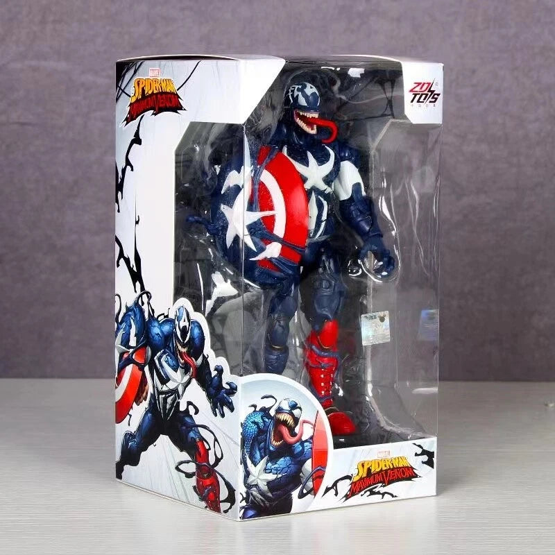 Marvel ven0m Captain America Action Figure Collection Toy Gift Box ZD TOYS
